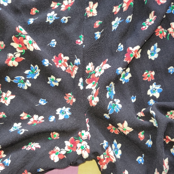 Asos Wide Leg Flounce Floral Jumpsuit, GUC, Size 8 - Picture 10 of 10